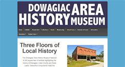 Desktop Screenshot of dowagiacmuseum.info